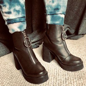 Platform Boots Vegan Leather Dolls Kill W8